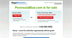 Desktop Screenshot of peninsulablue.com