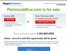 Tablet Screenshot of peninsulablue.com